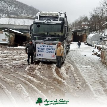 Deprem Yardımlaşma Seferberliği | Ayancık Ahşap | Bio Pellet - Lambri - Yalı Baskı